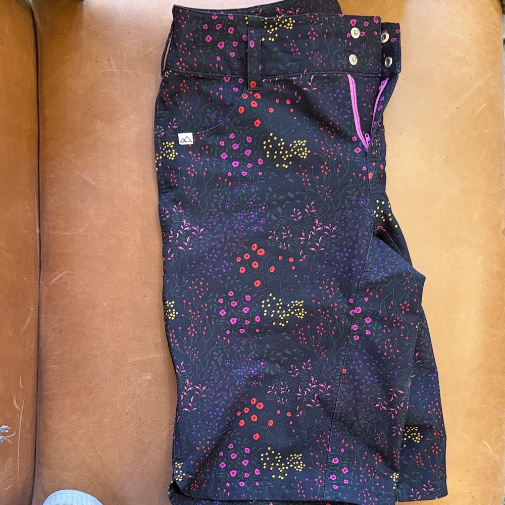 Wild Rye Floral Patterned Mountain Bike Shorts